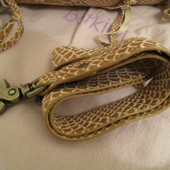 Botkier Logan Golden Snake-embossed Satchel - Picture 8 of 10